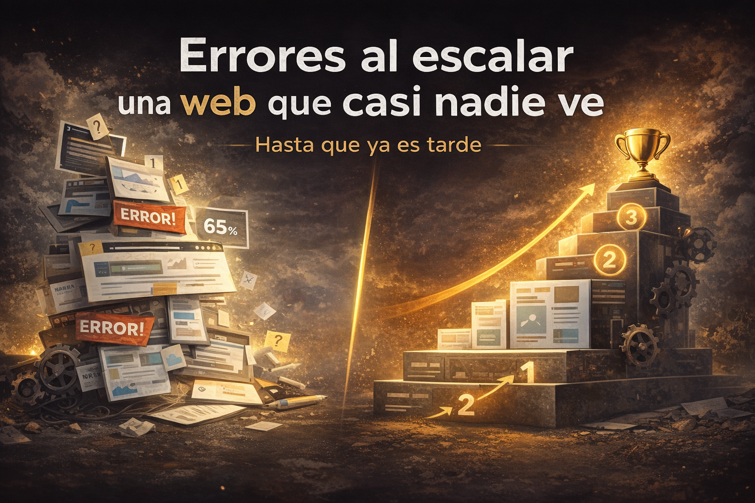 errorres al escalar web